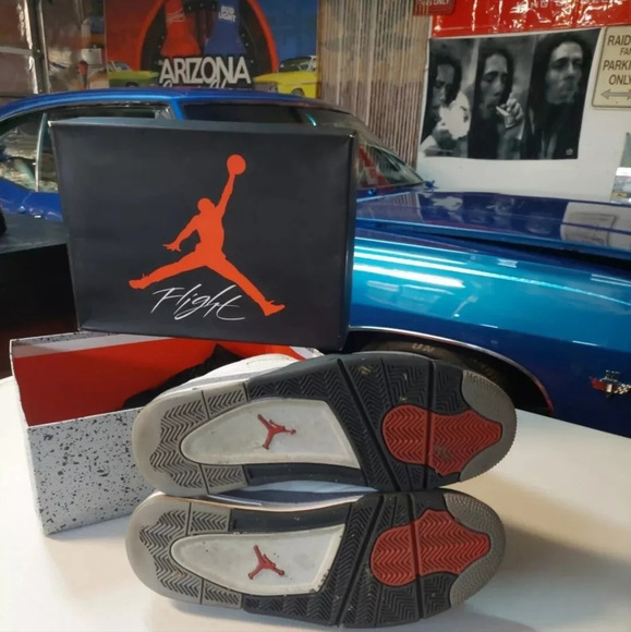 Nike Air Jordan 5 Retro White Black Cement gray Read Description - Picture 7 of 11